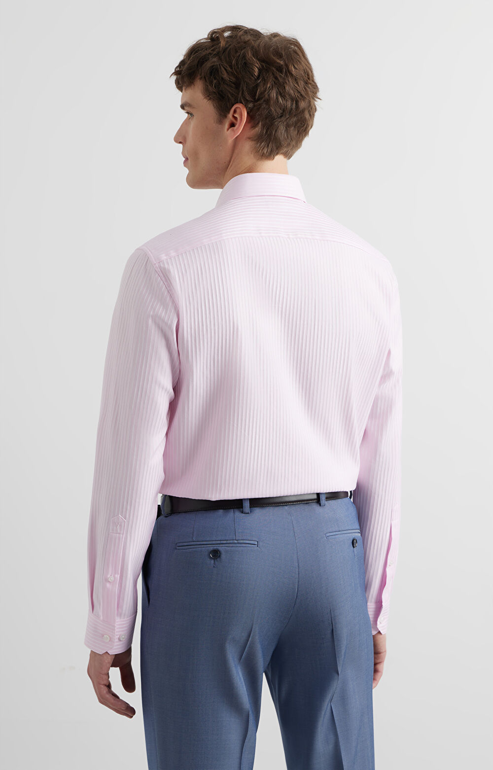 Koszula slim w prążek - 4