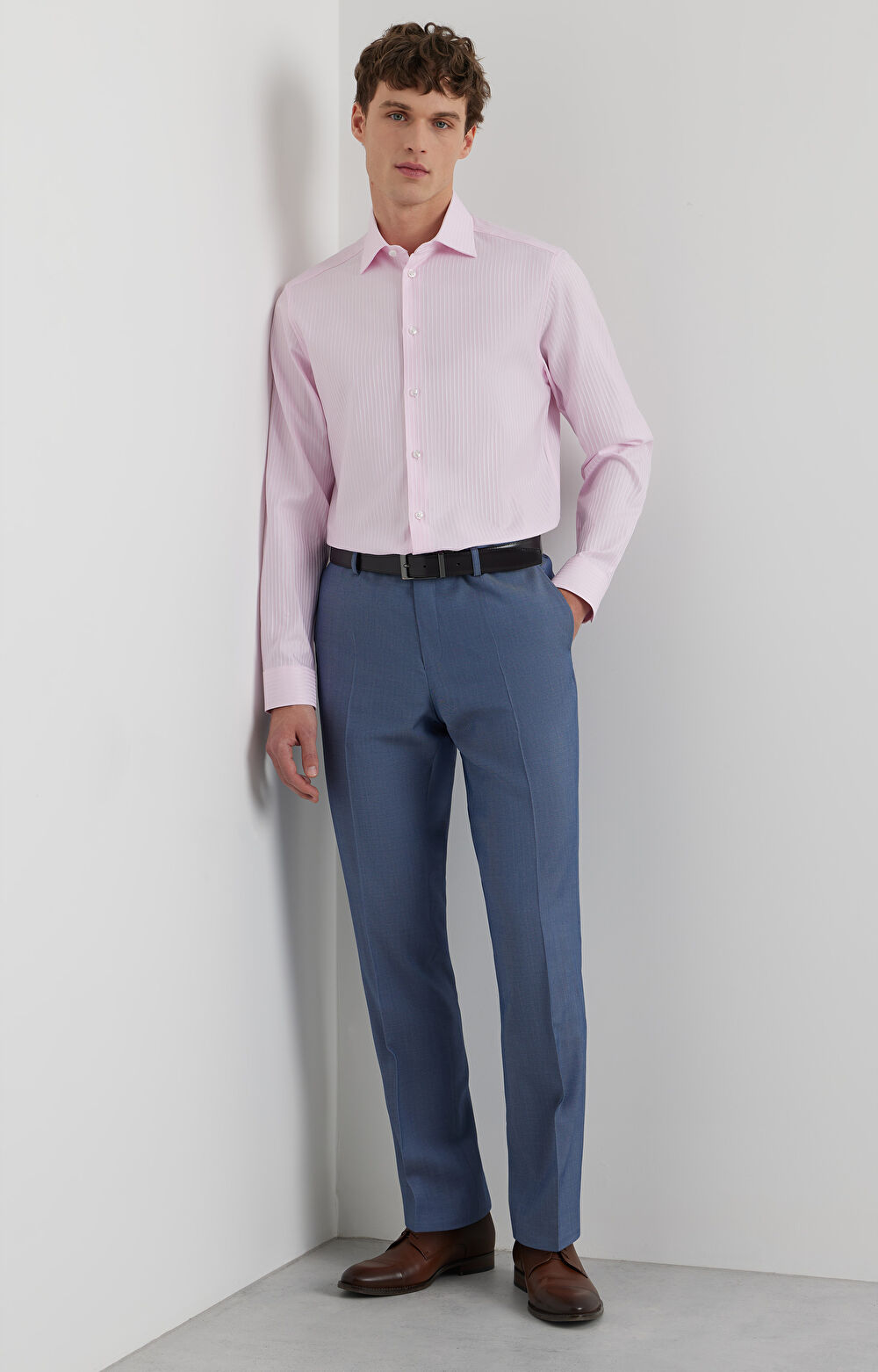 Koszula slim w prążek - 5