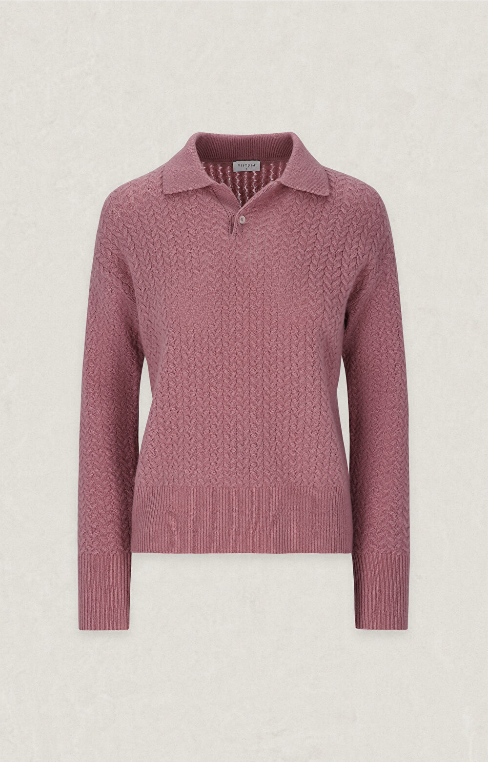 Sweter o warkoczowym splocie - 2