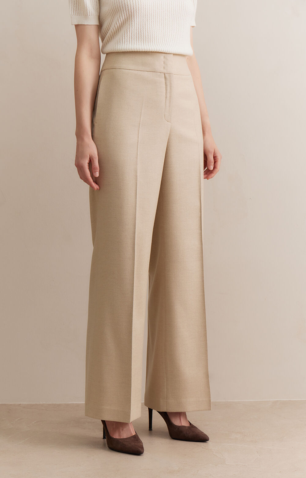 Spodnie relaxed fit do garnituru - Mix&Match - 3