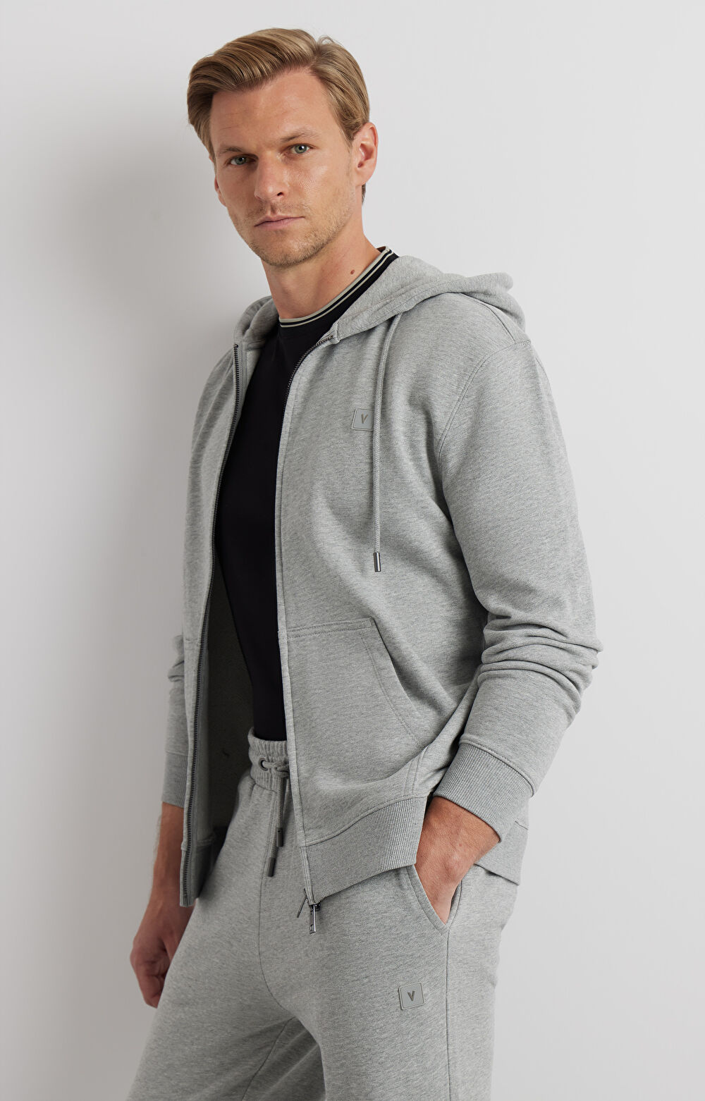 Rozpinana bluza z logo - 5