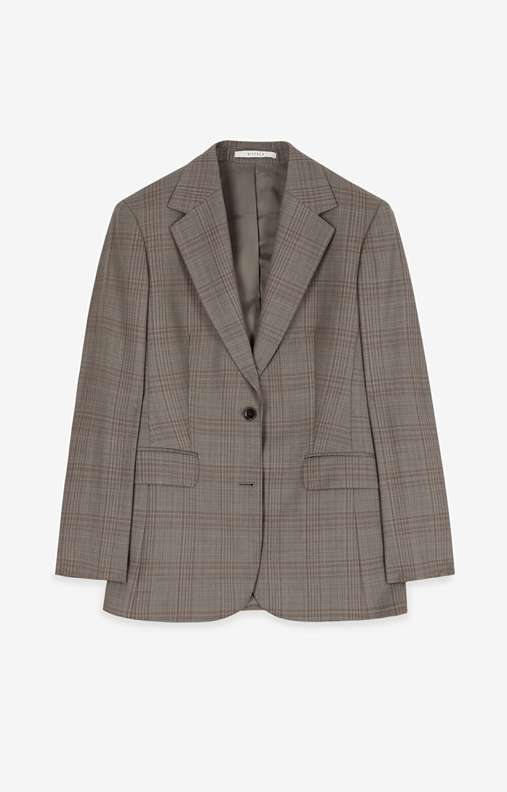 Marynarka slim fit w kratę - 2