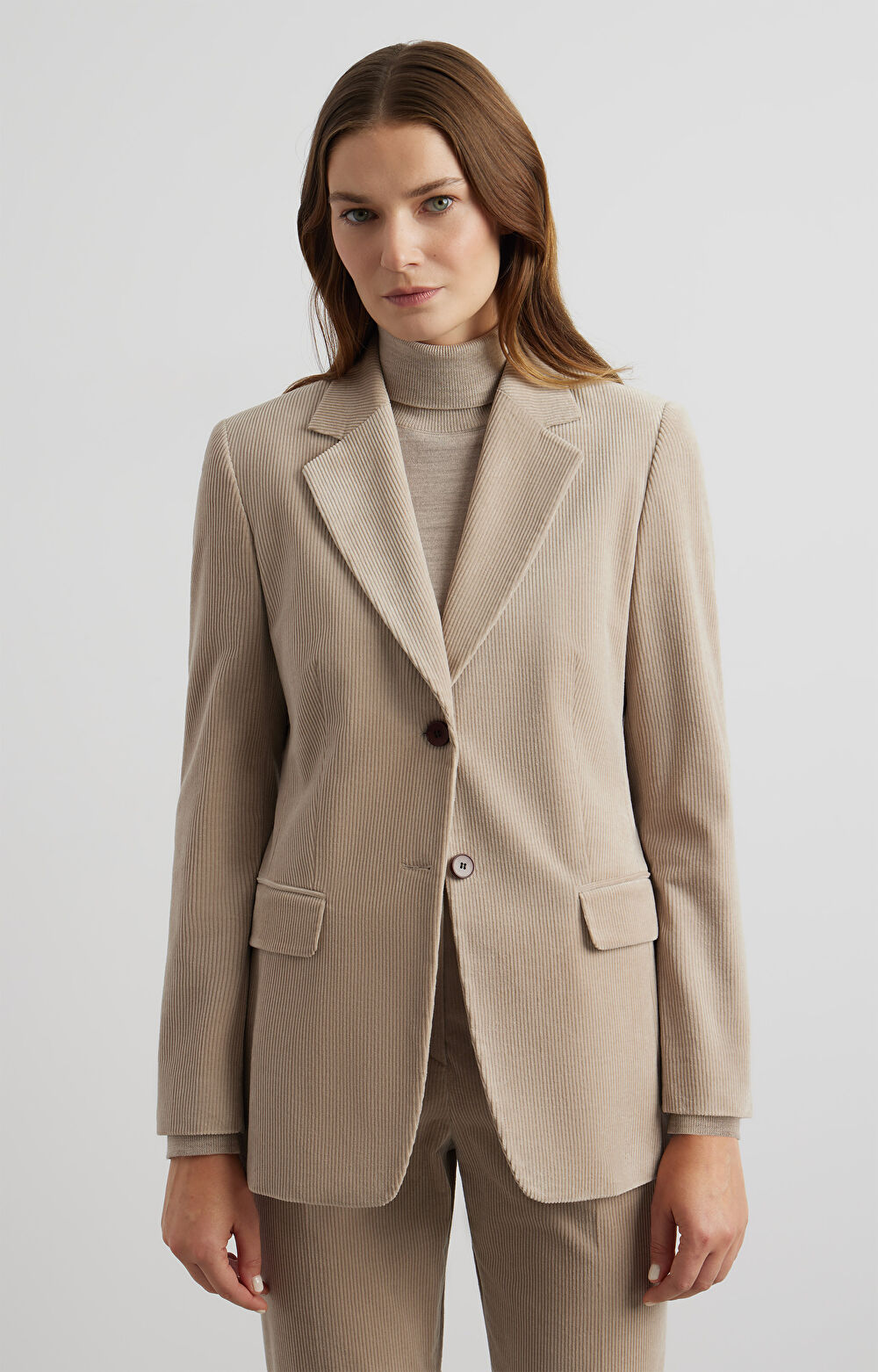 Sztruksowa marynarka slim do garnituru - Mix&Match