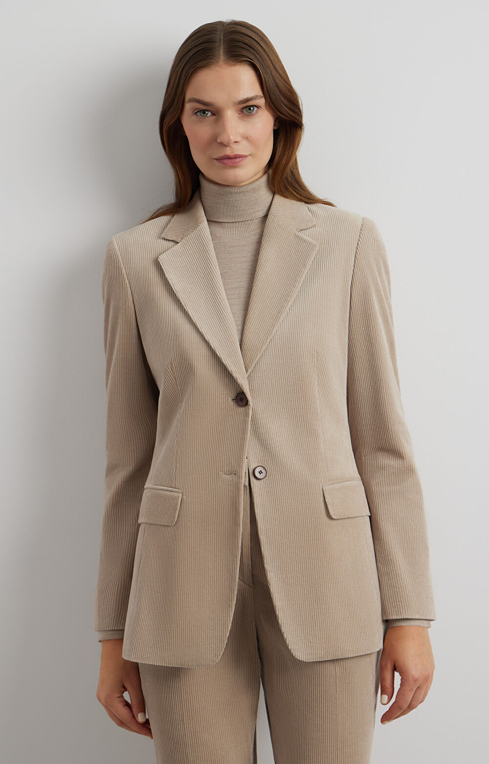 Sztruksowa marynarka slim do garnituru - Mix&Match - 7