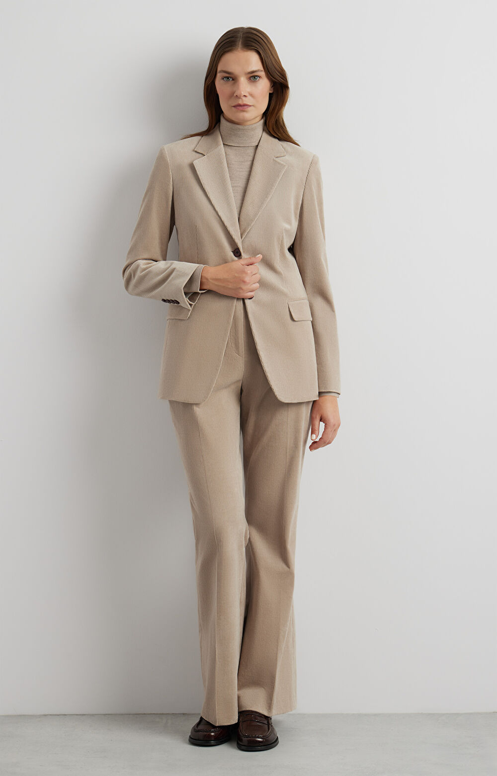 Sztruksowa marynarka slim do garnituru - Mix&Match - 6