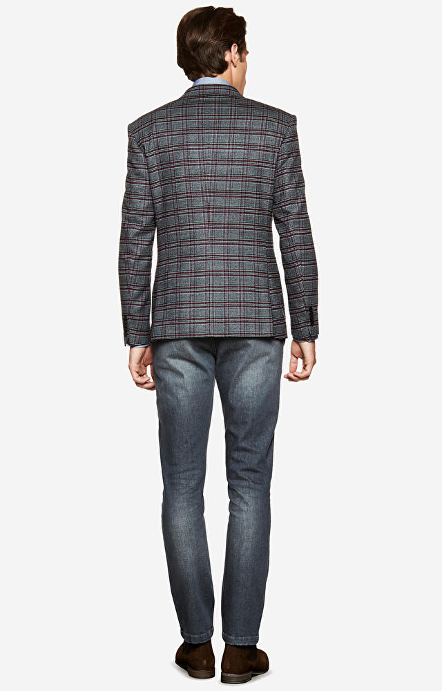 Marynarka HENLEY STANDARD SOLO VISTULA RED - 3