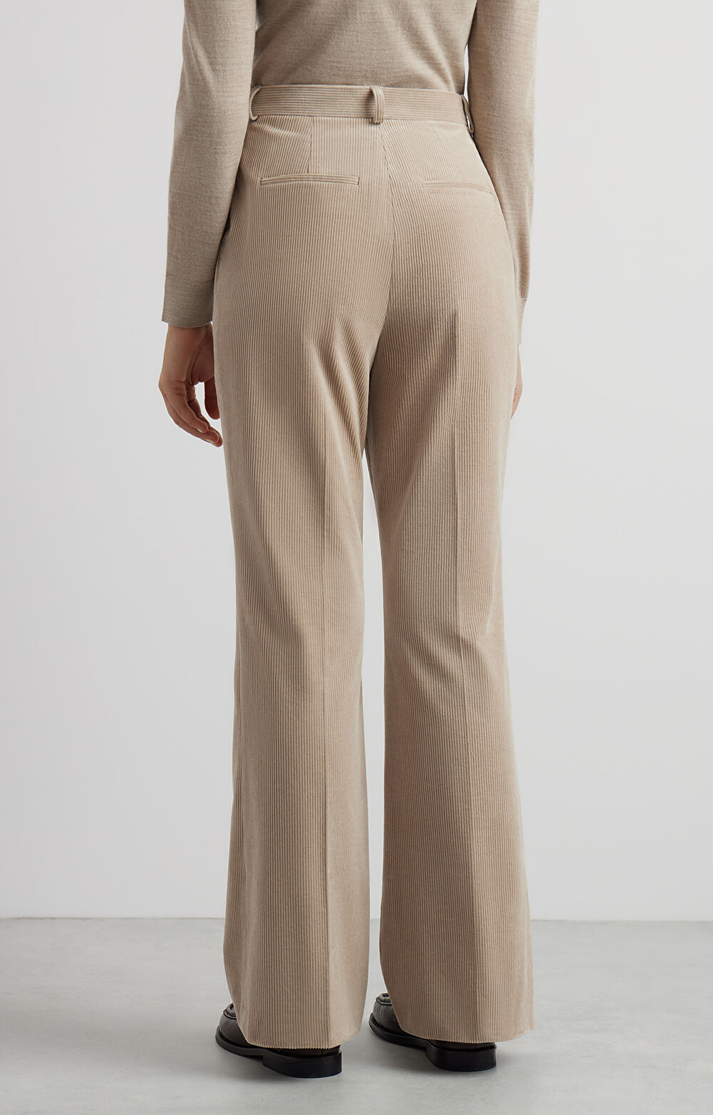 Sztruksowe spodnie slim do garnituru - Mix&Match - 3