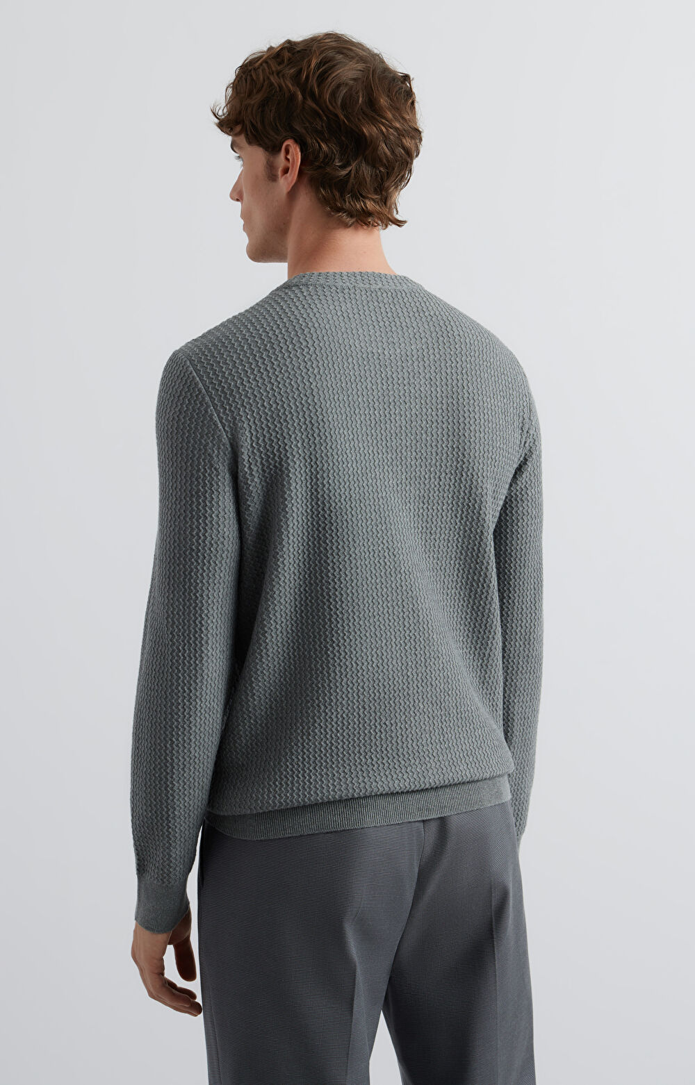 Sweter w mikrowzór - 3