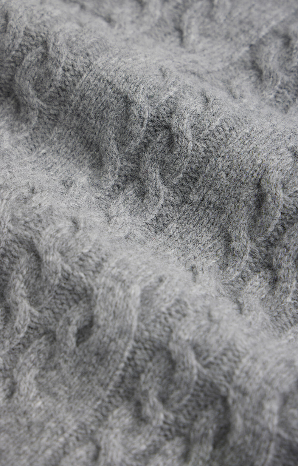 Sweter o warkoczowym splocie - 5