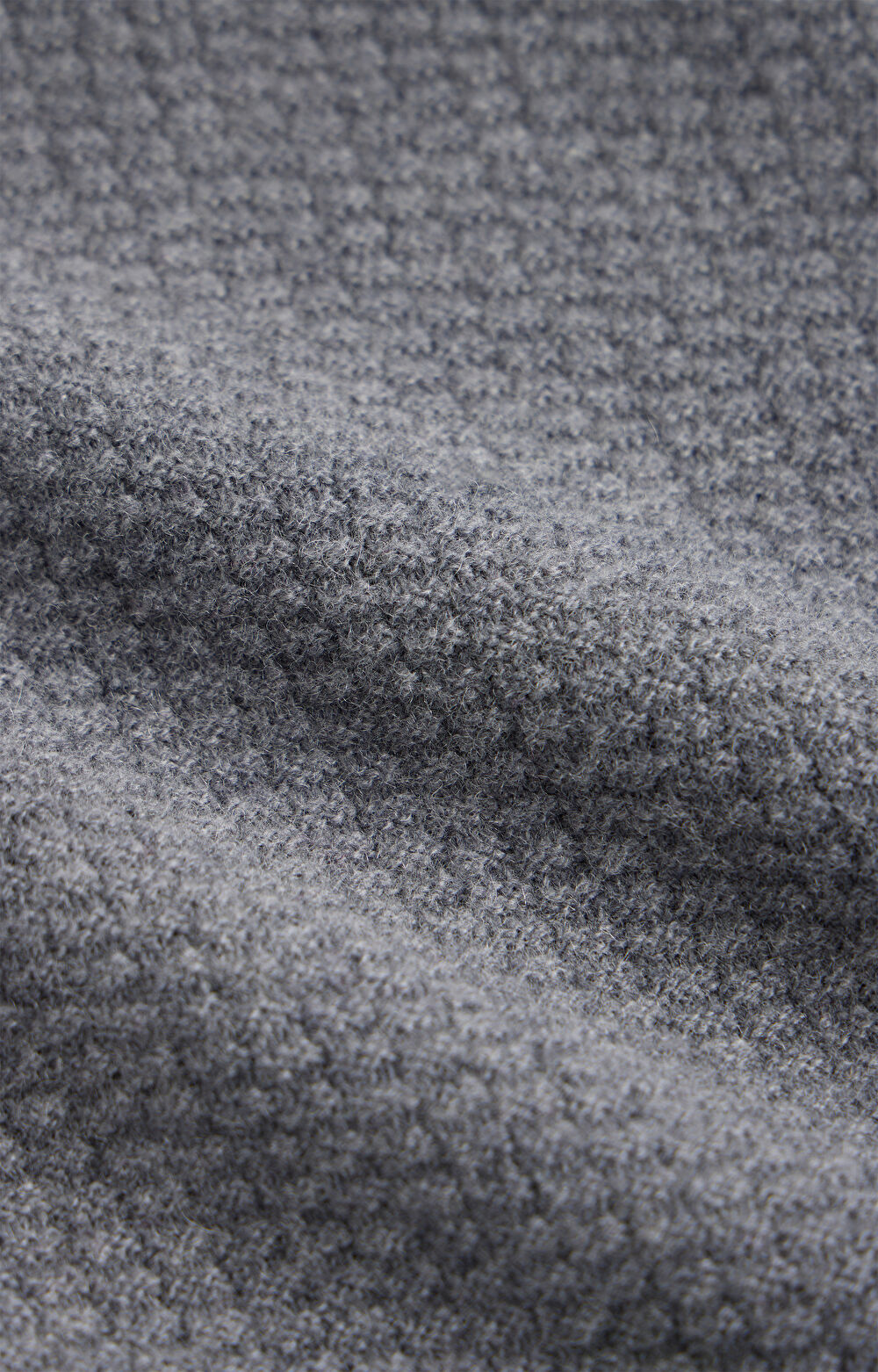 Sweter round neck w mikrowzór - 4