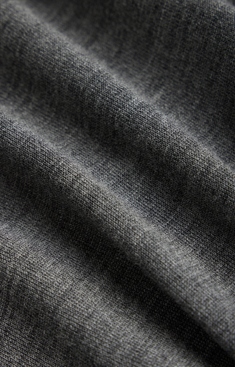Gładki sweter round neck - 6