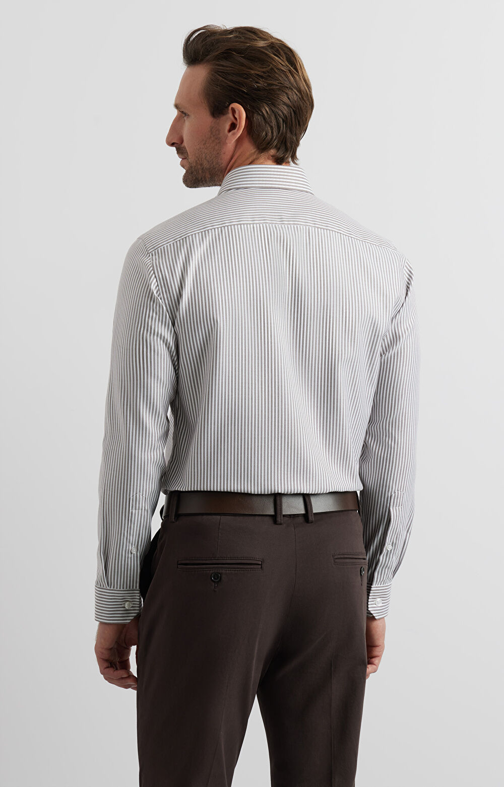 Koszula slim w prążek - 3