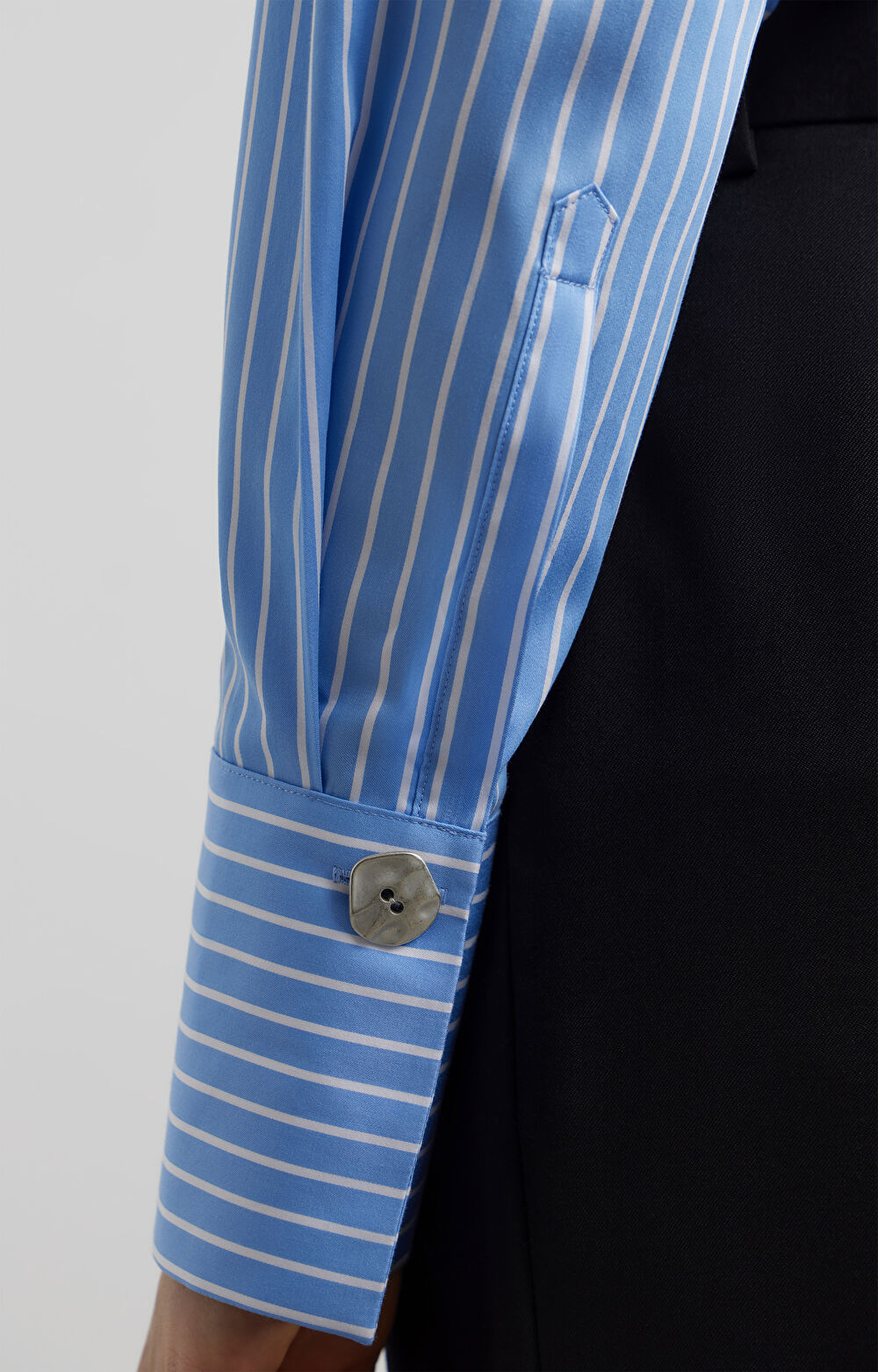 Koszula oversize w paski - 8