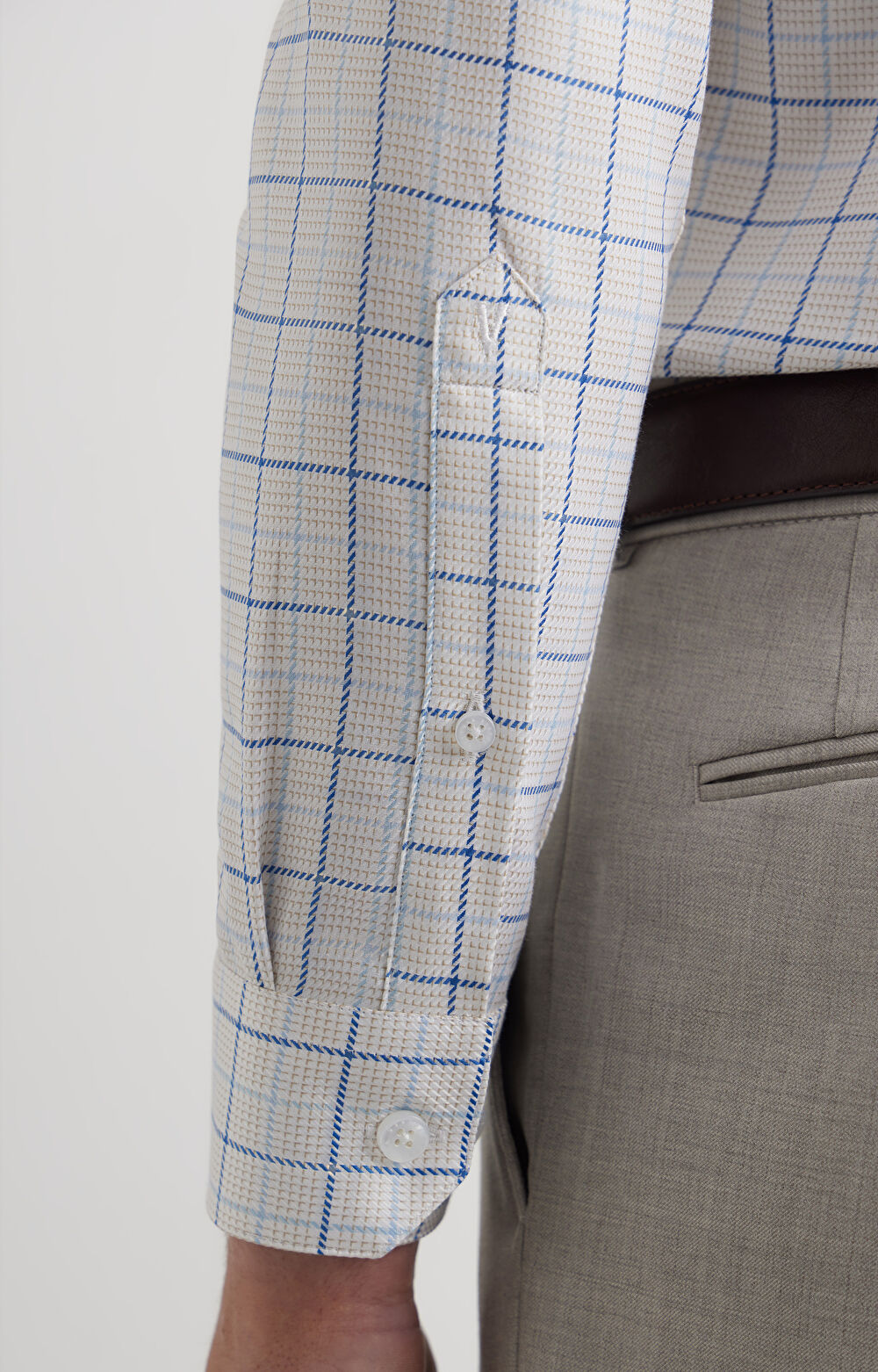 Koszula slim w kratę - 6