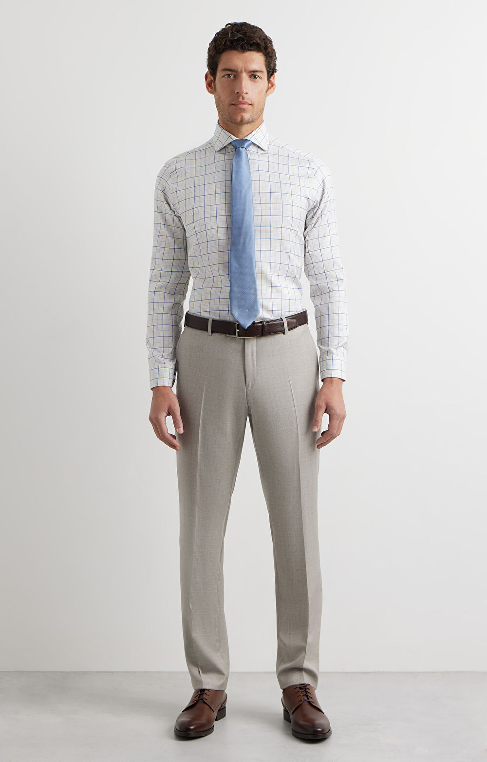 Koszula slim w kratę - 5