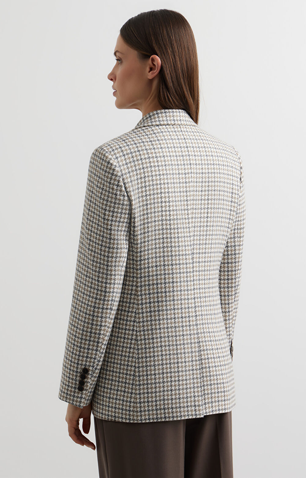 Marynarka slim w kratę - 5