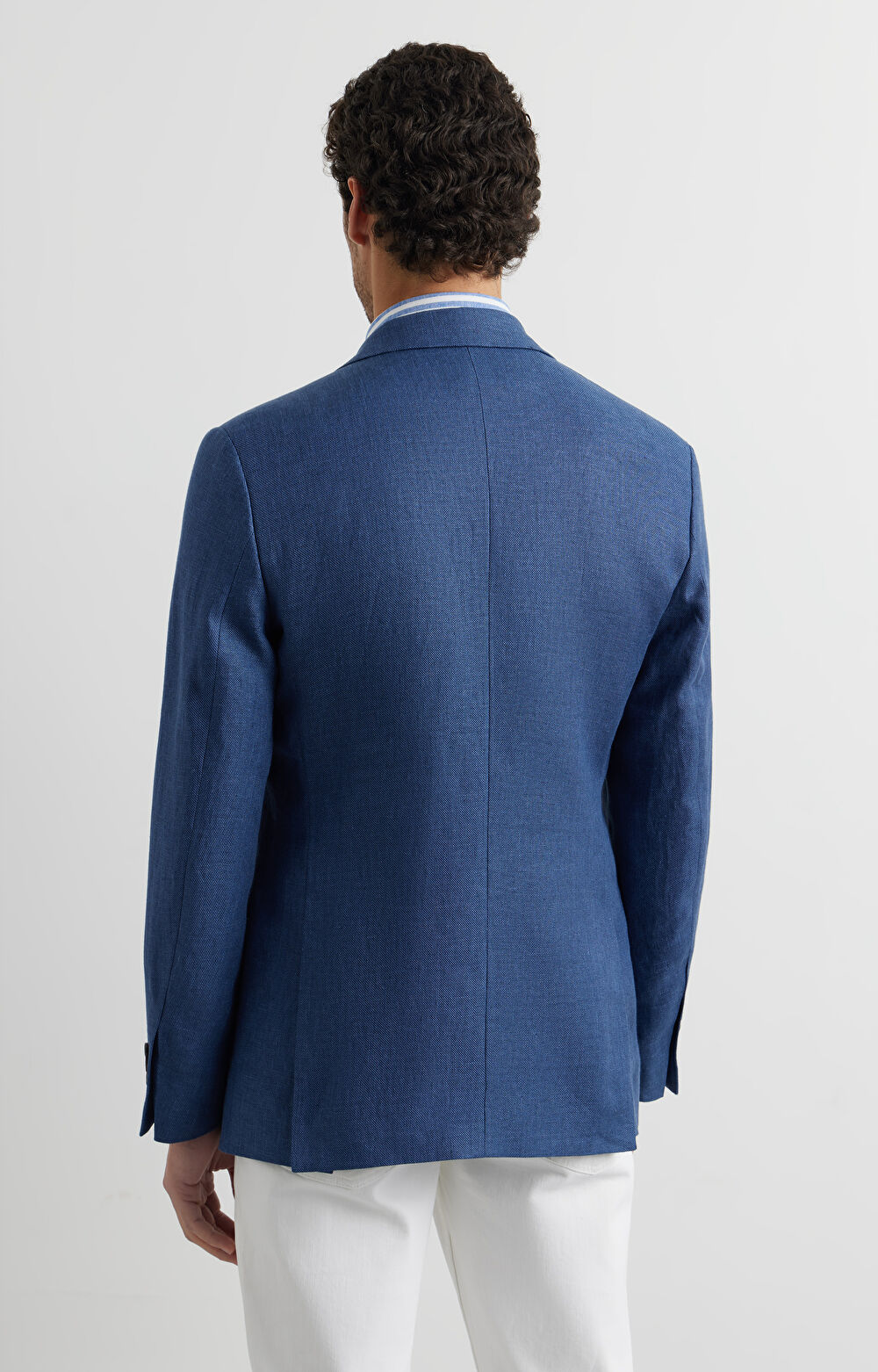 Lniana marynarka super slim - 4