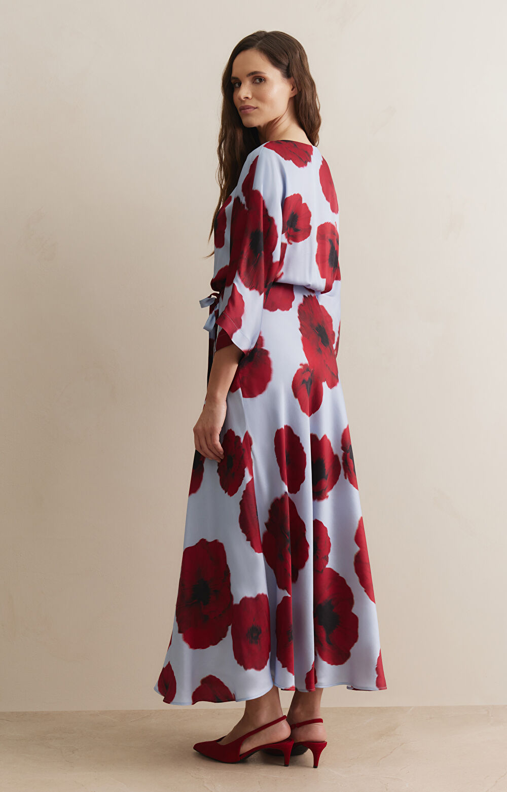 Sukienka w kwiatowy print - 3