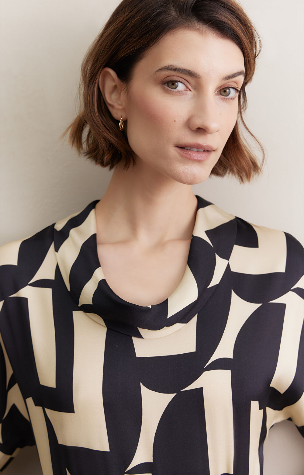 Sukienka midi w print - 5