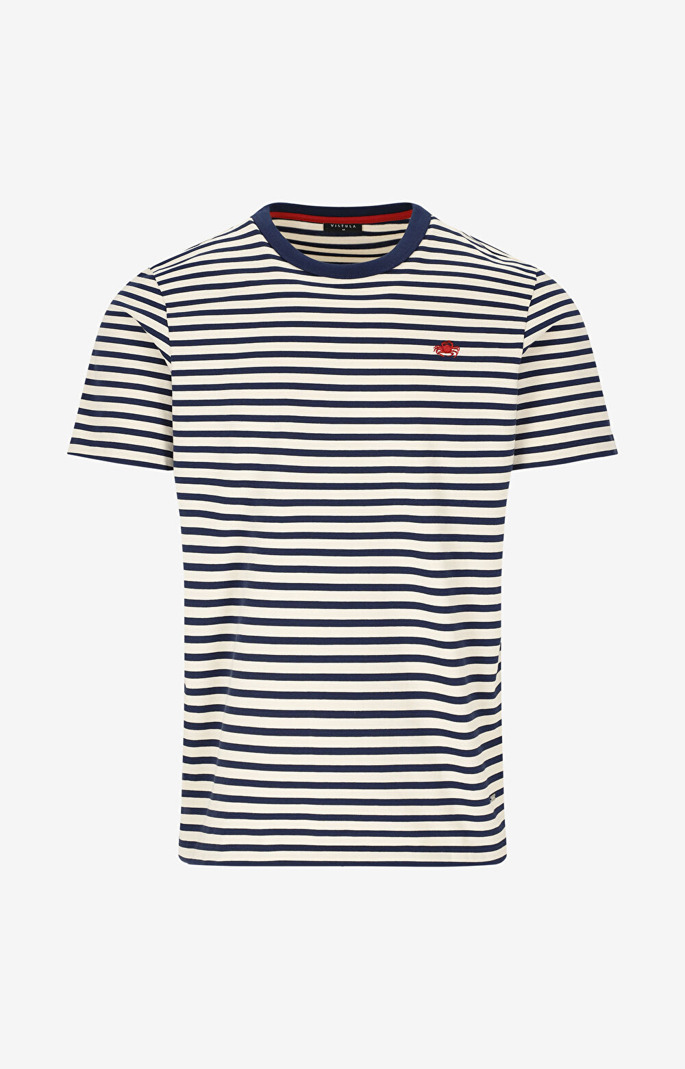 T-shirt regular w paski - 2