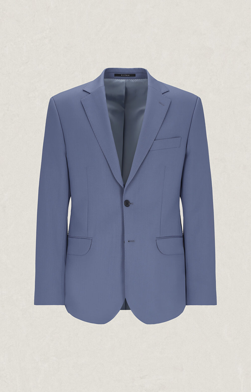 Niebieski garnitur super slim - 5