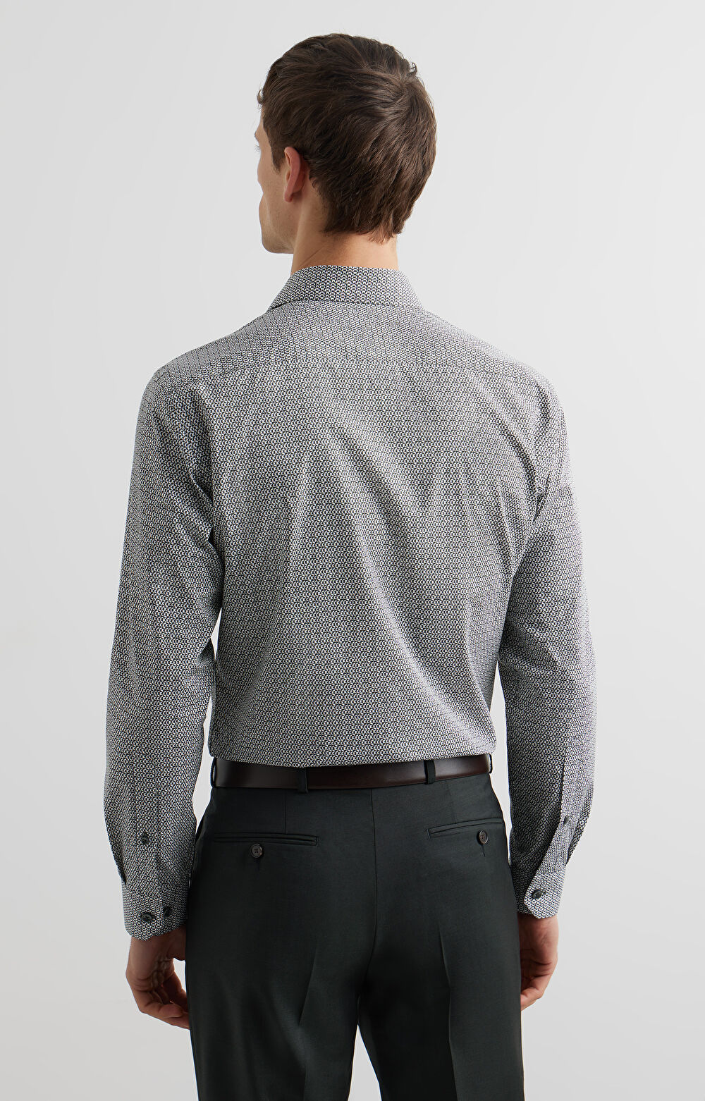 Koszula slim w print - 4