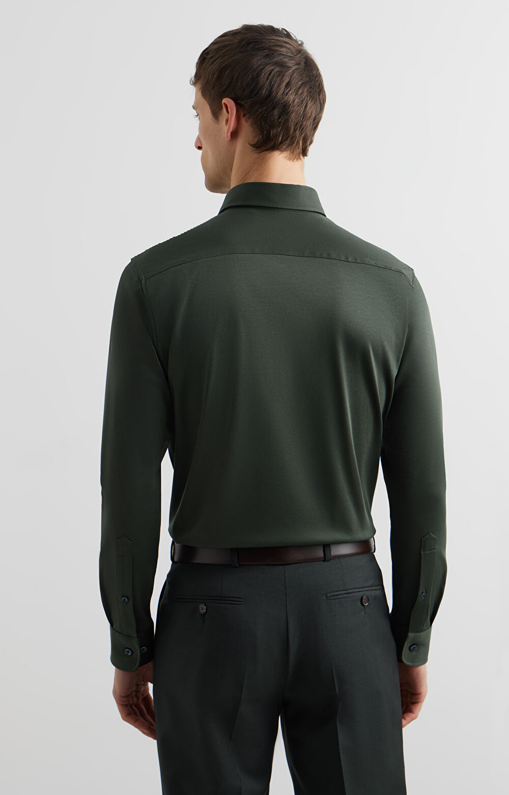 Zielona koszula długi rękaw VISTULA - 4