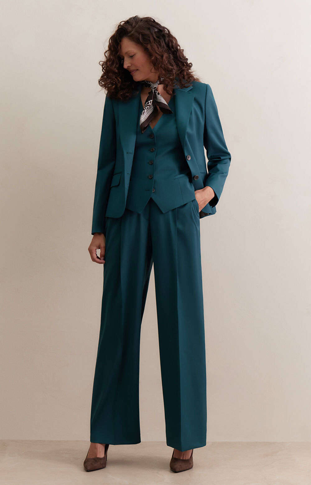 Spodnie do garnituru relaxed fit - Mix&Match - 3