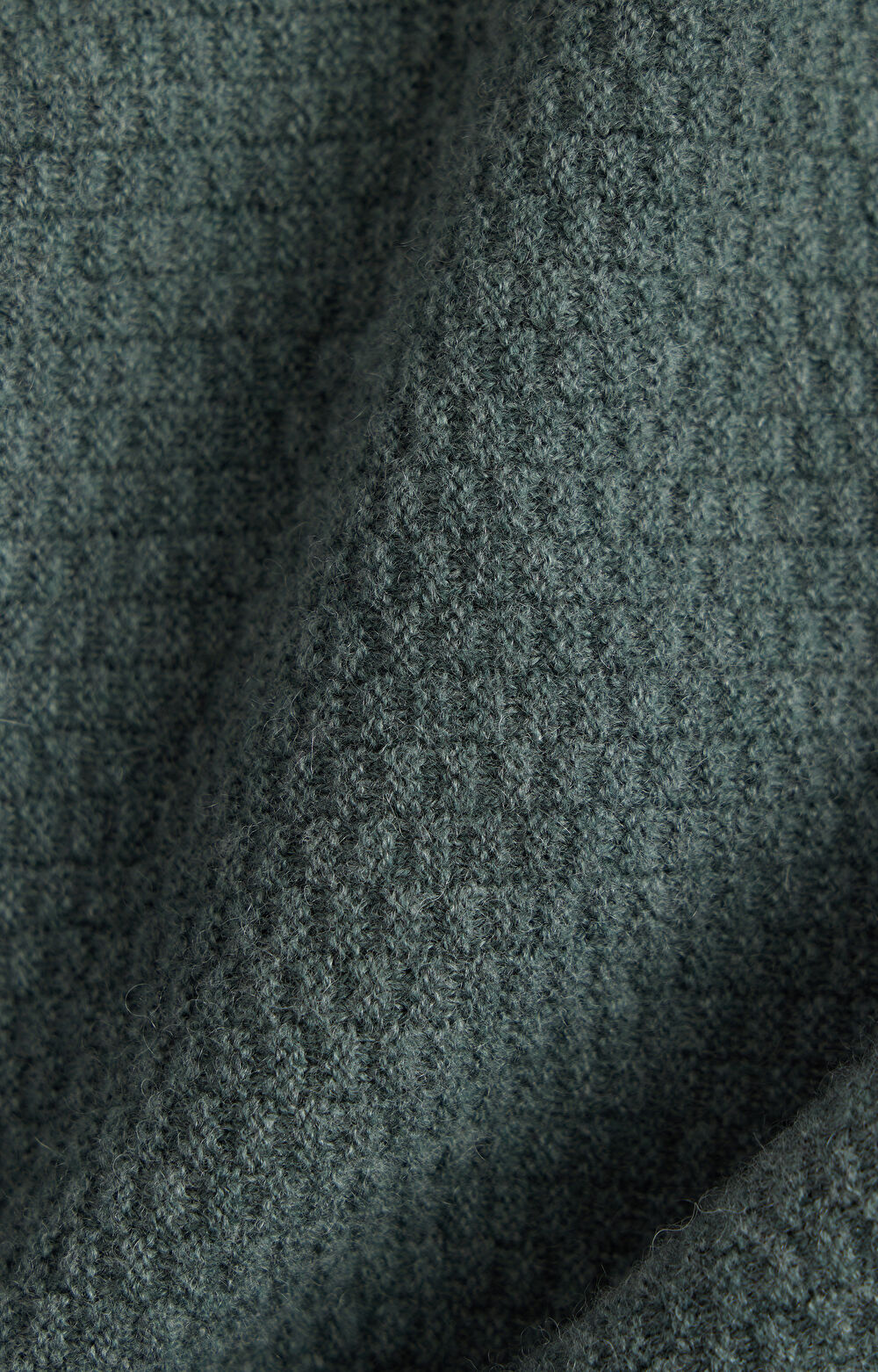 Sweter round neck w mikrowzór - 4