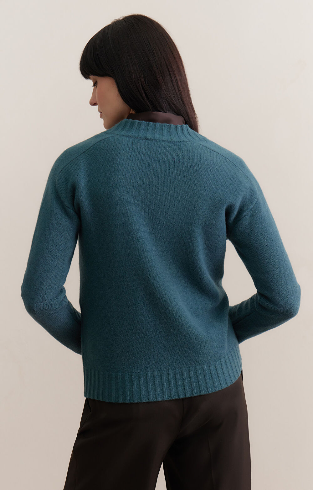 Sweter v-neck - 4
