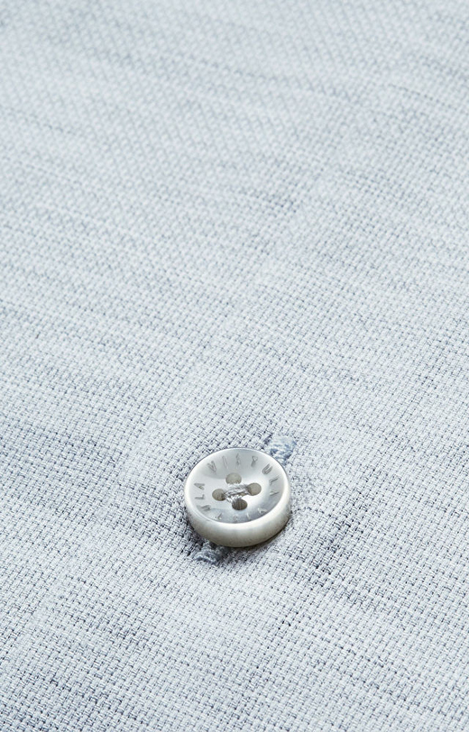 Dopasowana koszula z melanżowej tkaniny