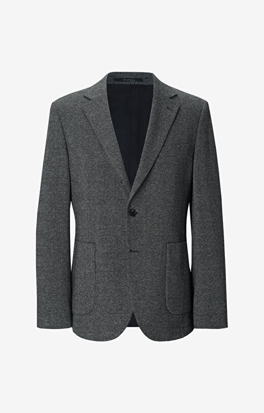 Marynarka slim fit w kratę