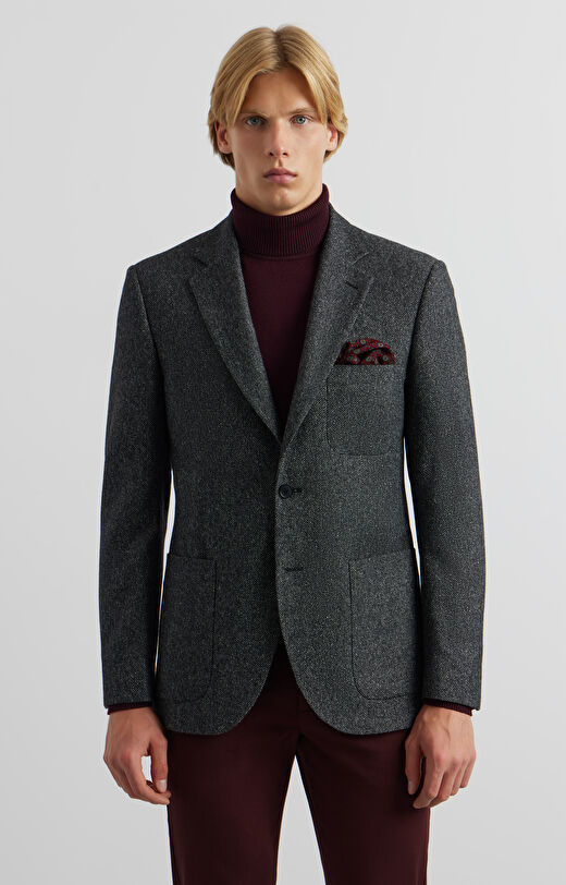 Marynarka super slim w mikrowzór