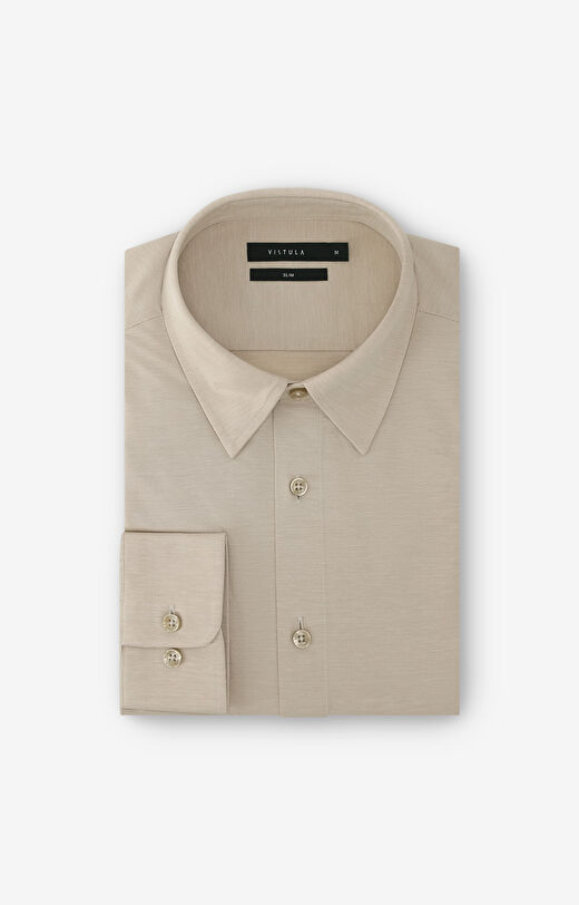 Dzianinowa koszula slim