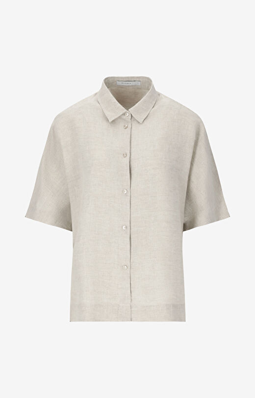 Lniana koszula regular