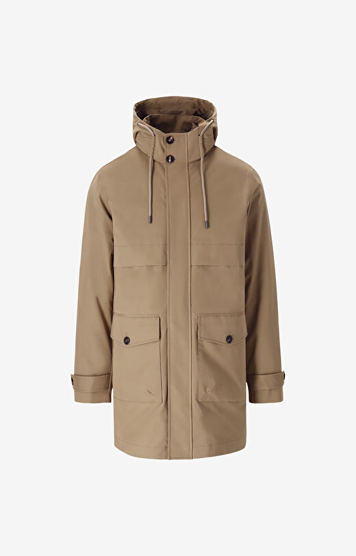 Puchowa parka