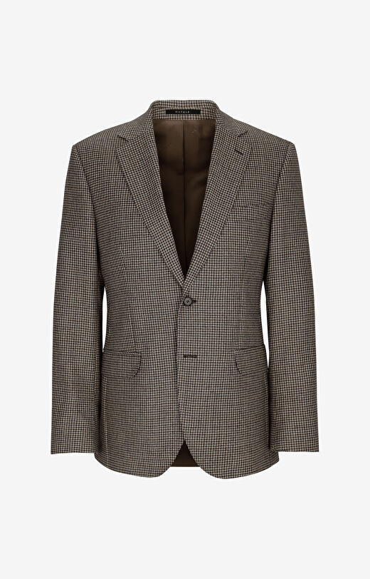 Marynarka super slim w kratę do garnituru - Mix&Match