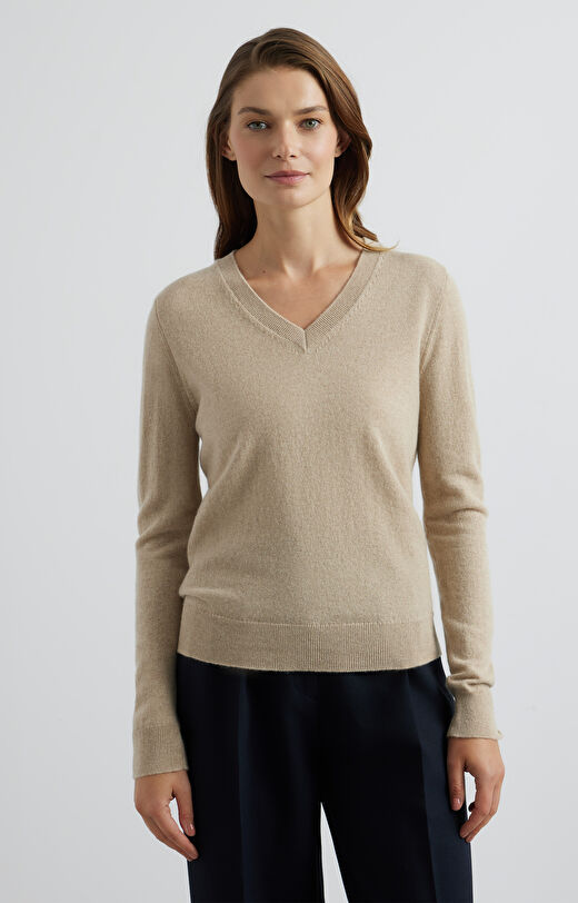 Sweter v-neck