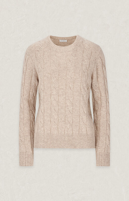 Wełniany sweter round neck