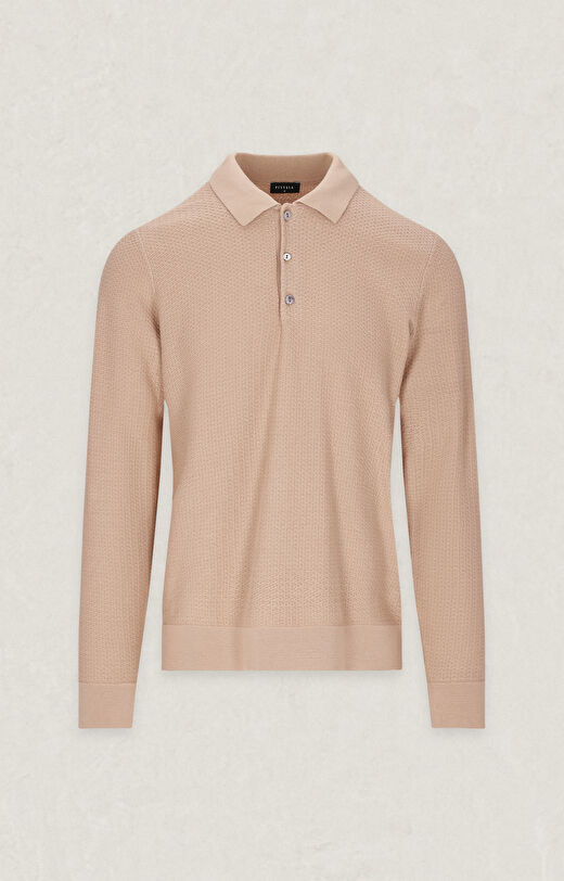Bawełniany sweter polo