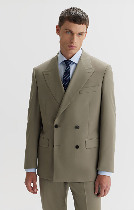 Dwurzędowa marynarka slim fit do garnituru - Mix&Match