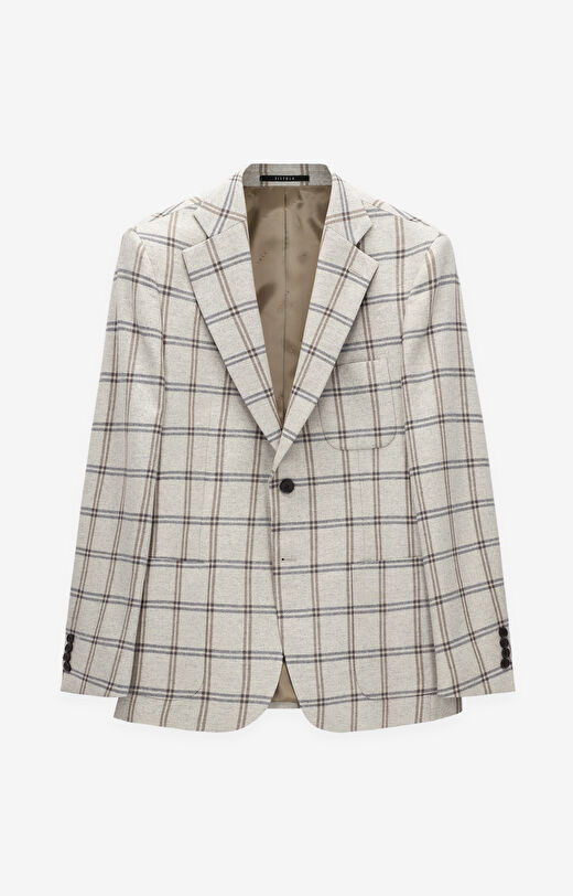 Marynarka super slim w kratę