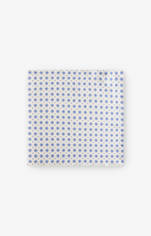 Jedwabna poszetka w kwiatowy wzór