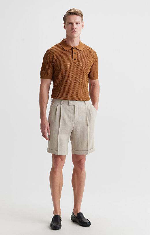 Lniane szorty do garnituru - Mix&Match