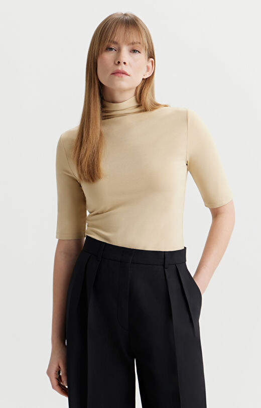 Dzianinowy półgolf