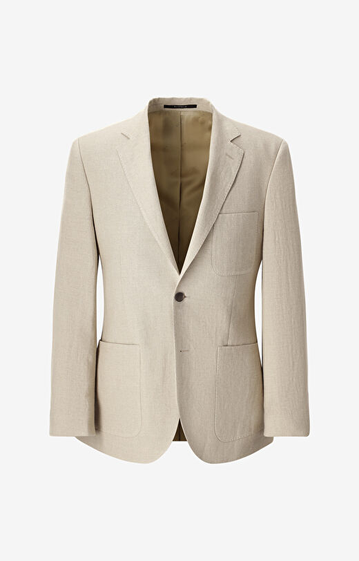 Marynarka lniana super slim do garnituru - Mix&Match