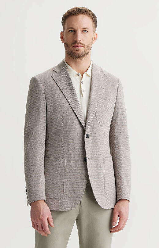 Marynarka super slim w pepitę