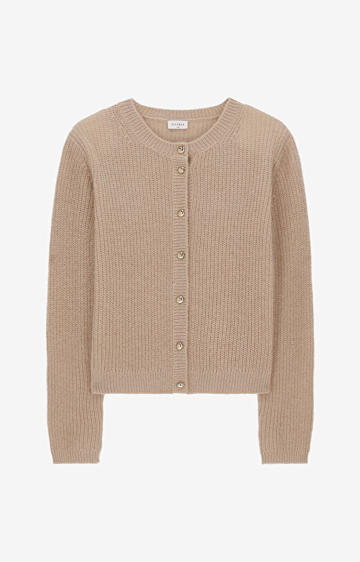 Kardigan z domieszką moheru