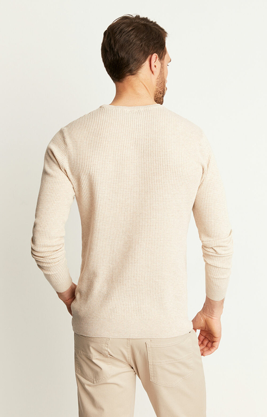 Bawełniany sweter  round-neck