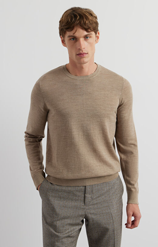 Gładki sweter